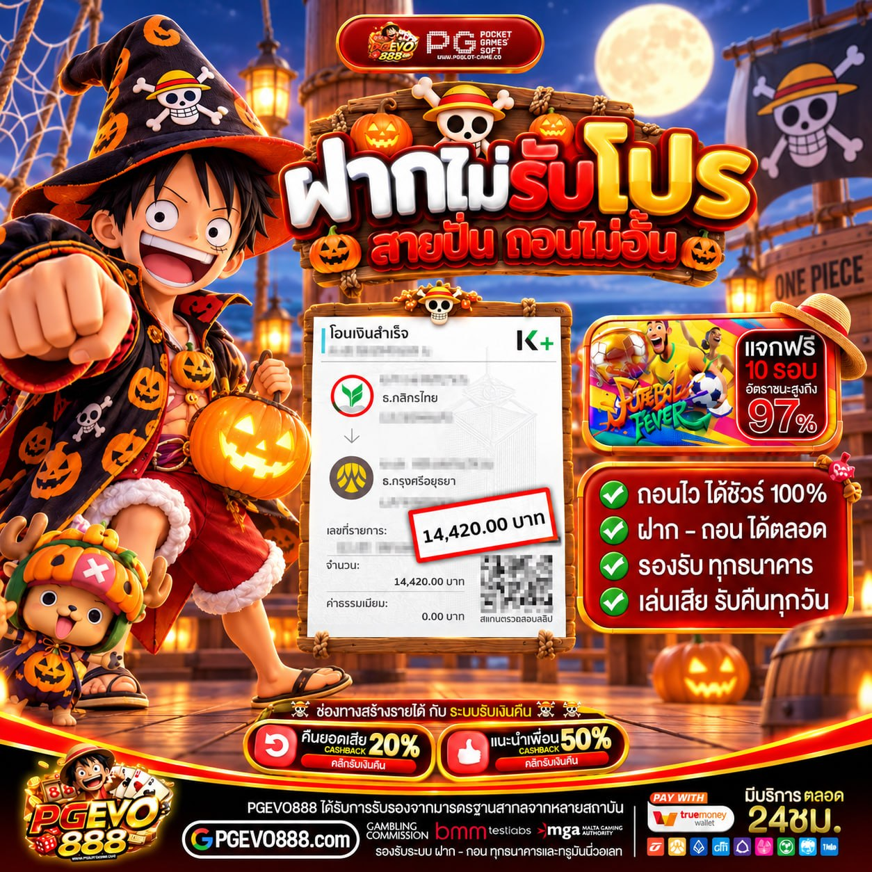 20 รับ 100 ใหม่ล่าสุด แลกโบนัสร้อยง่ายๆ แค่กำเงินยี่สิบบาทมาจัด